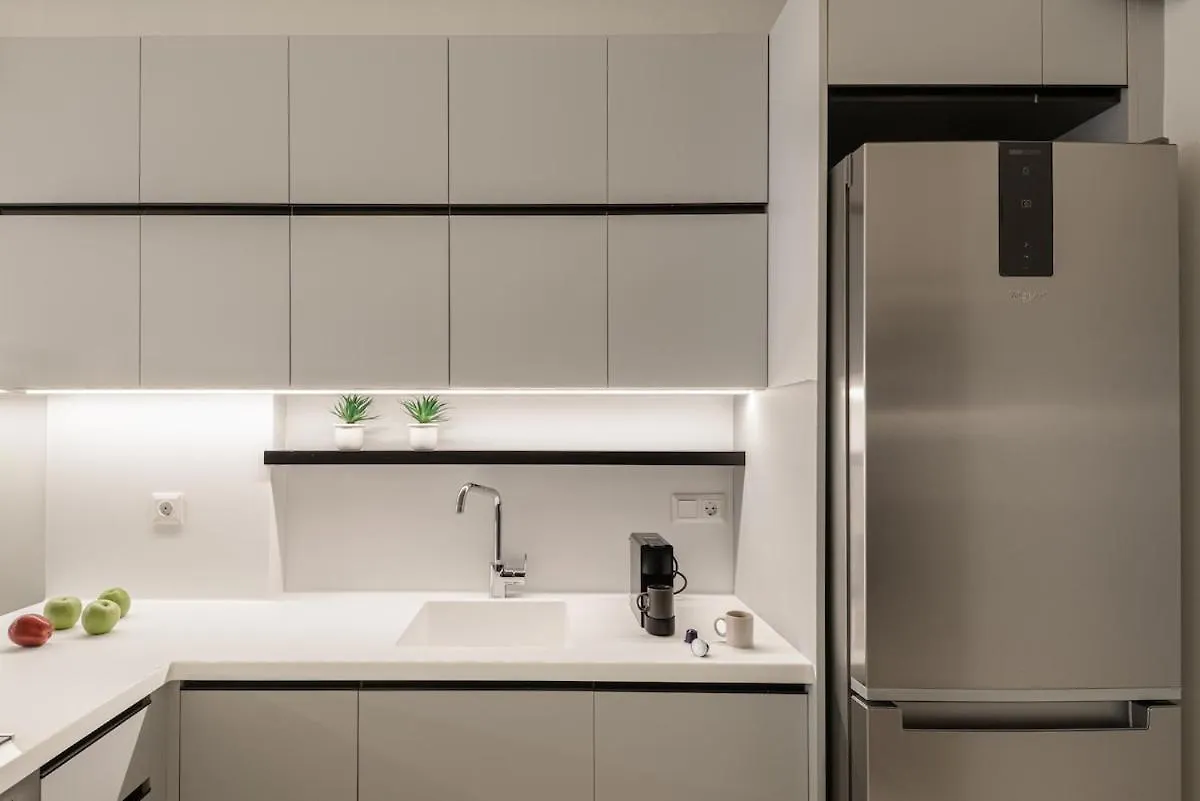 Lägenhet Innovative 2-Br Futuristic Flat In Ladadika Thessaloníki